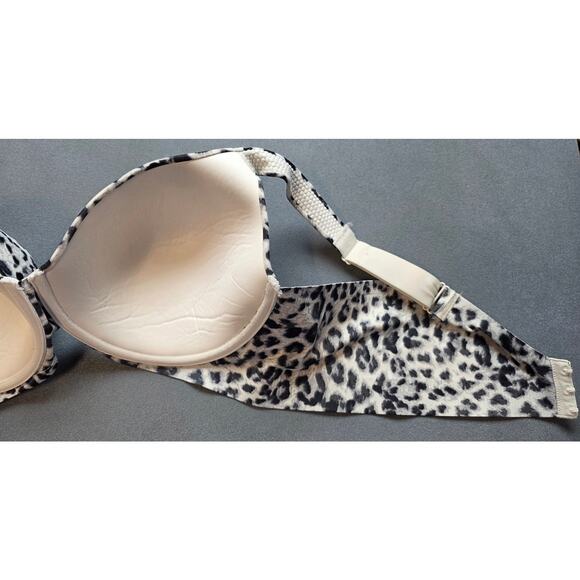 Cacique 46C Lightly Lined Balconette Bra Wide Comfort Adjustable Strap Underwire - Picture 6 of 7